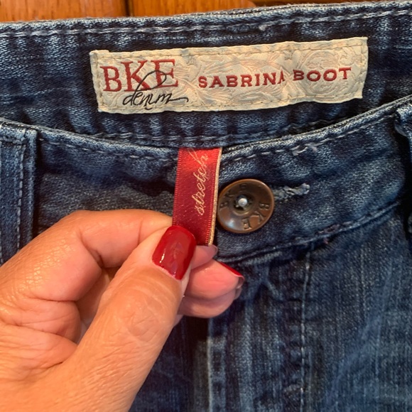 BKE Denim Sabrina Boot Stretch jeans Sz 29 x 31 1/2 - Picture 4 of 11